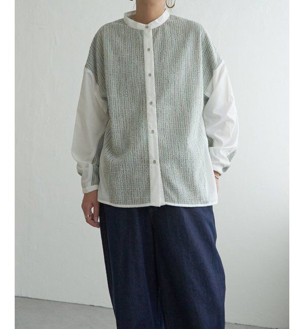 Lbc with Life「イソザイキリカエシャツ」|シャツ・ブラウス|ミントグリーン