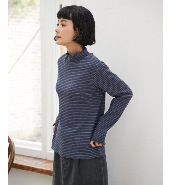 Lbc with Life「ミニワッフルタートルボーダーロンT」|その他|