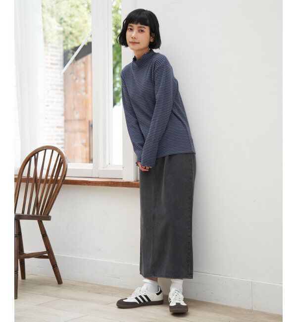 Lbc with Life「ミニワッフルタートルボーダーロンT」|その他|