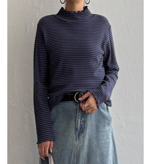 Lbc with Life「ミニワッフルタートルボーダーロンT」|その他|