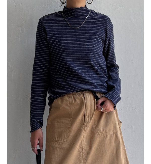 Lbc with Life「ミニワッフルタートルボーダーロンT」|その他|