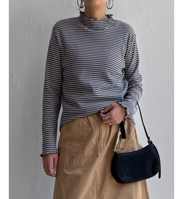 Lbc with Life「ミニワッフルタートルボーダーロンT」|その他|