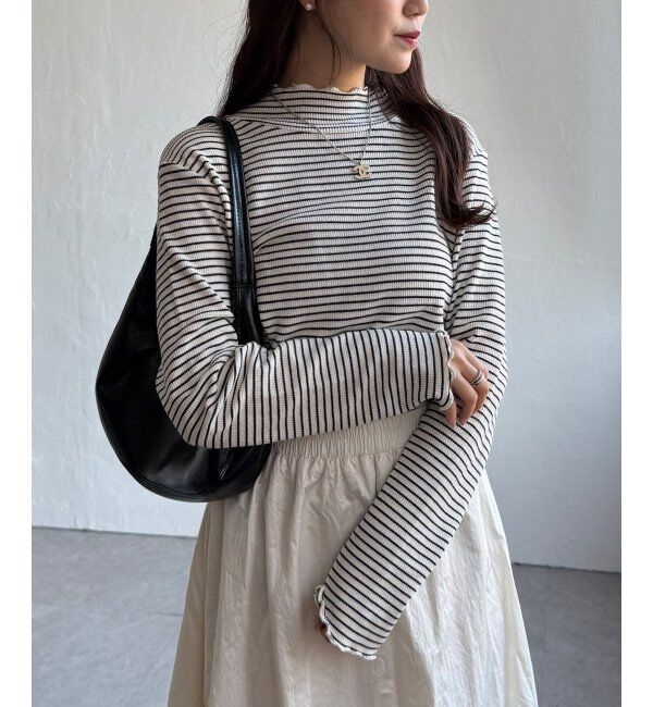 Lbc with Life「ミニワッフルタートルボーダーロンT」|その他|