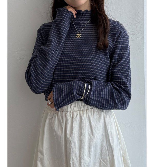 Lbc with Life「ミニワッフルタートルボーダーロンT」|その他|