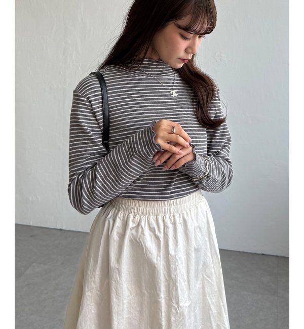 Lbc with Life「ミニワッフルタートルボーダーロンT」|その他|