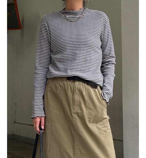 Lbc with Life「ミニワッフルタートルボーダーロンT」|その他|