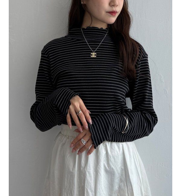 Lbc with Life「ミニワッフルタートルボーダーロンT」|その他|