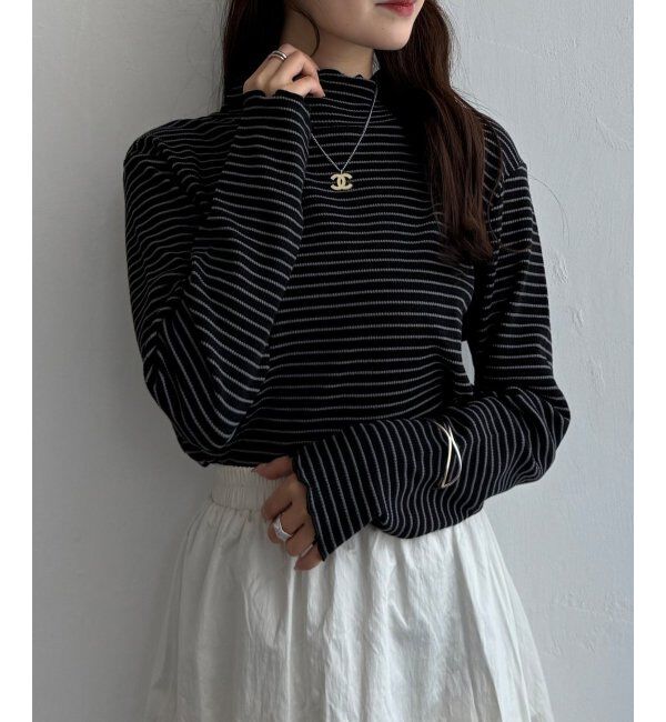 Lbc with Life「ミニワッフルタートルボーダーロンT」|その他|