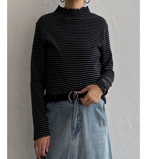 Lbc with Life「ミニワッフルタートルボーダーロンT」|その他|