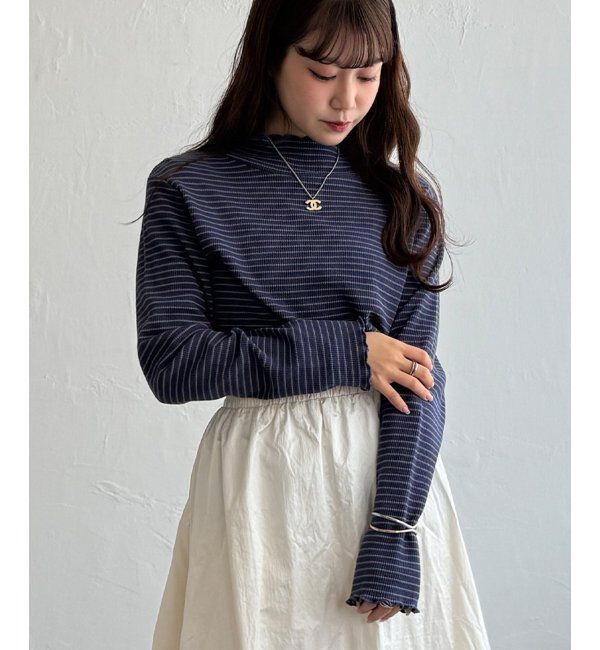 Lbc with Life「ミニワッフルタートルボーダーロンT」|その他|