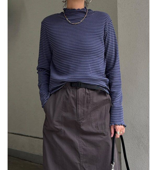 Lbc with Life「ミニワッフルタートルボーダーロンT」|その他|