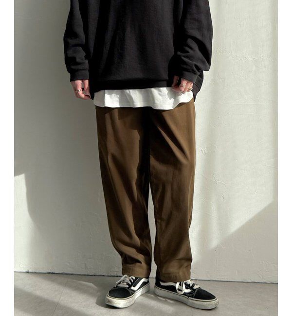 Lbc with Life「らくぬくシェフパンツ」|その他|オリーブ