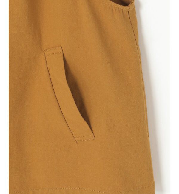 Lbc with Life「エクリュ パッカリング深Vベスト」|ダウンベスト・ベスト|