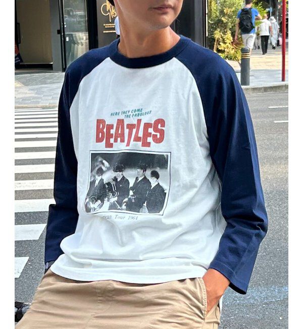 VENCE share style「【別注】THE BEATLES ザ ビートルズ ツアーラグランロンT」|Tシャツ・カットソー|