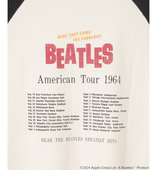 VENCE share style「【別注】THE BEATLES ザ ビートルズ ツアーラグランロンT」|Tシャツ・カットソー|