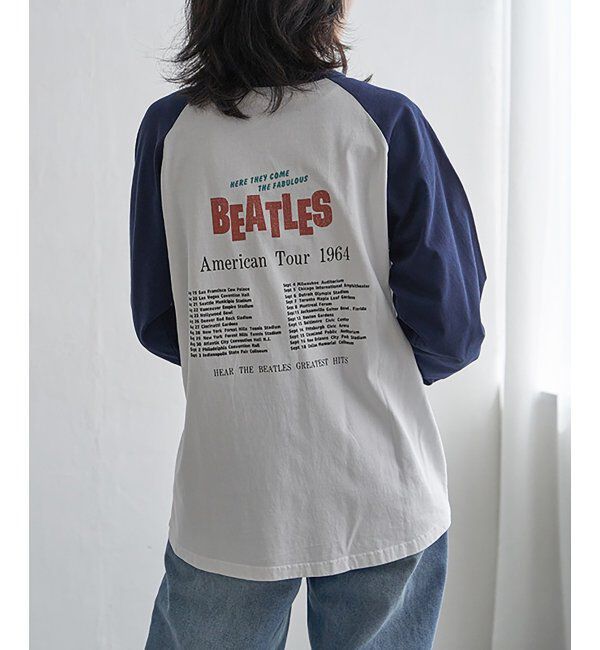 VENCE share style「【別注】THE BEATLES ザ ビートルズ ツアーラグランロンT」|Tシャツ・カットソー|