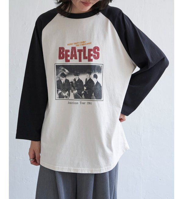 VENCE share style「【別注】THE BEATLES ザ ビートルズ ツアーラグランロンT」|Tシャツ・カットソー|