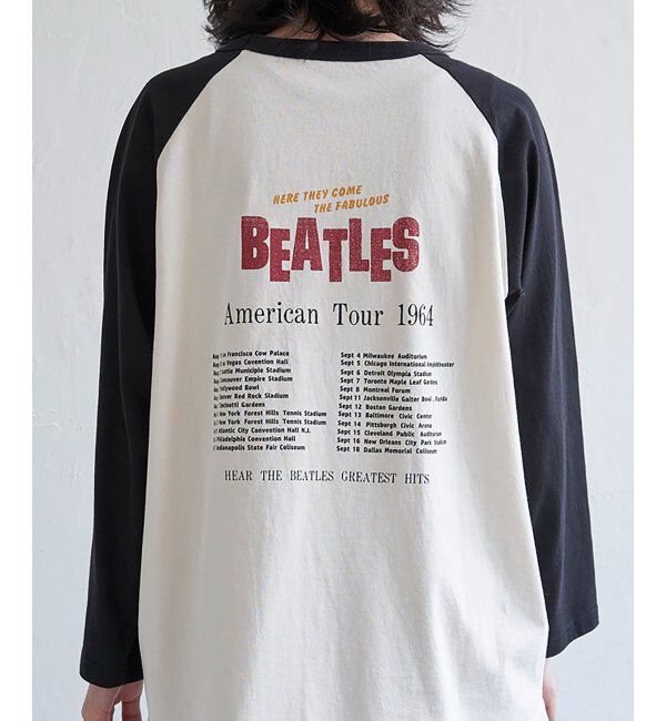 VENCE share style「【別注】THE BEATLES ザ ビートルズ ツアーラグランロンT」|Tシャツ・カットソー|