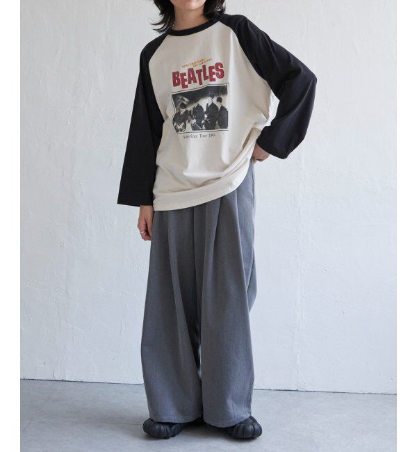 VENCE share style「【別注】THE BEATLES ザ ビートルズ ツアーラグランロンT」|Tシャツ・カットソー|