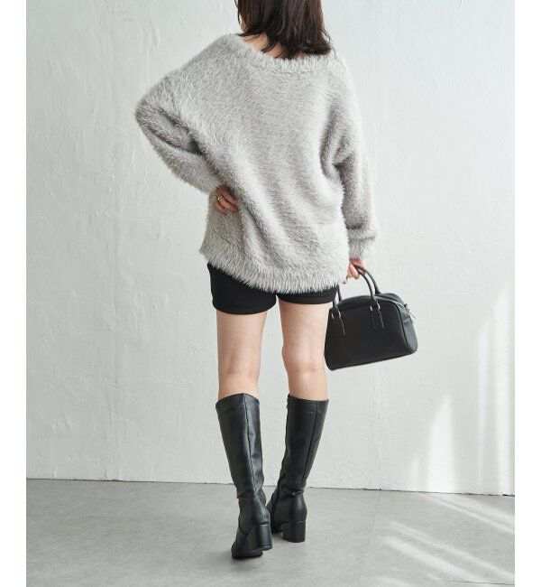 VENCE share style「3.5Gシャギーカーディガン」|カーディガン|