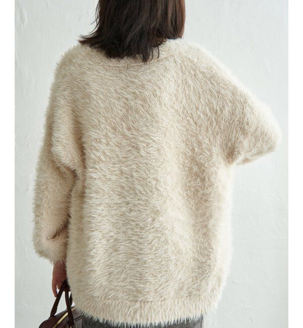 VENCE share style「3.5Gシャギーカーディガン」|カーディガン|