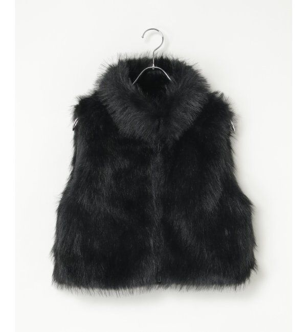 VENCE share style「フェイクファーショート丈ジレ」|その他|