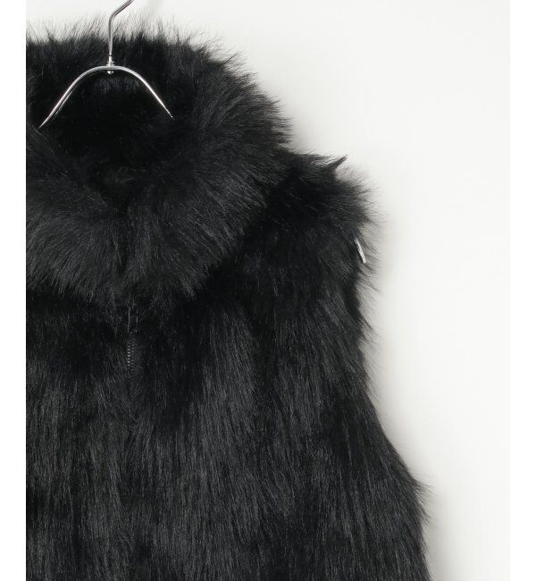 VENCE share style「フェイクファーショート丈ジレ」|その他|