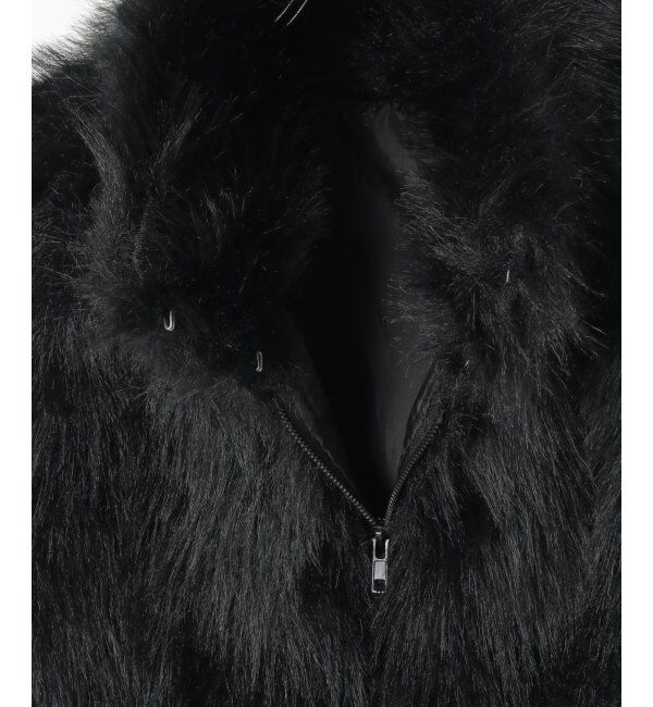 VENCE share style「フェイクファーショート丈ジレ」|その他|