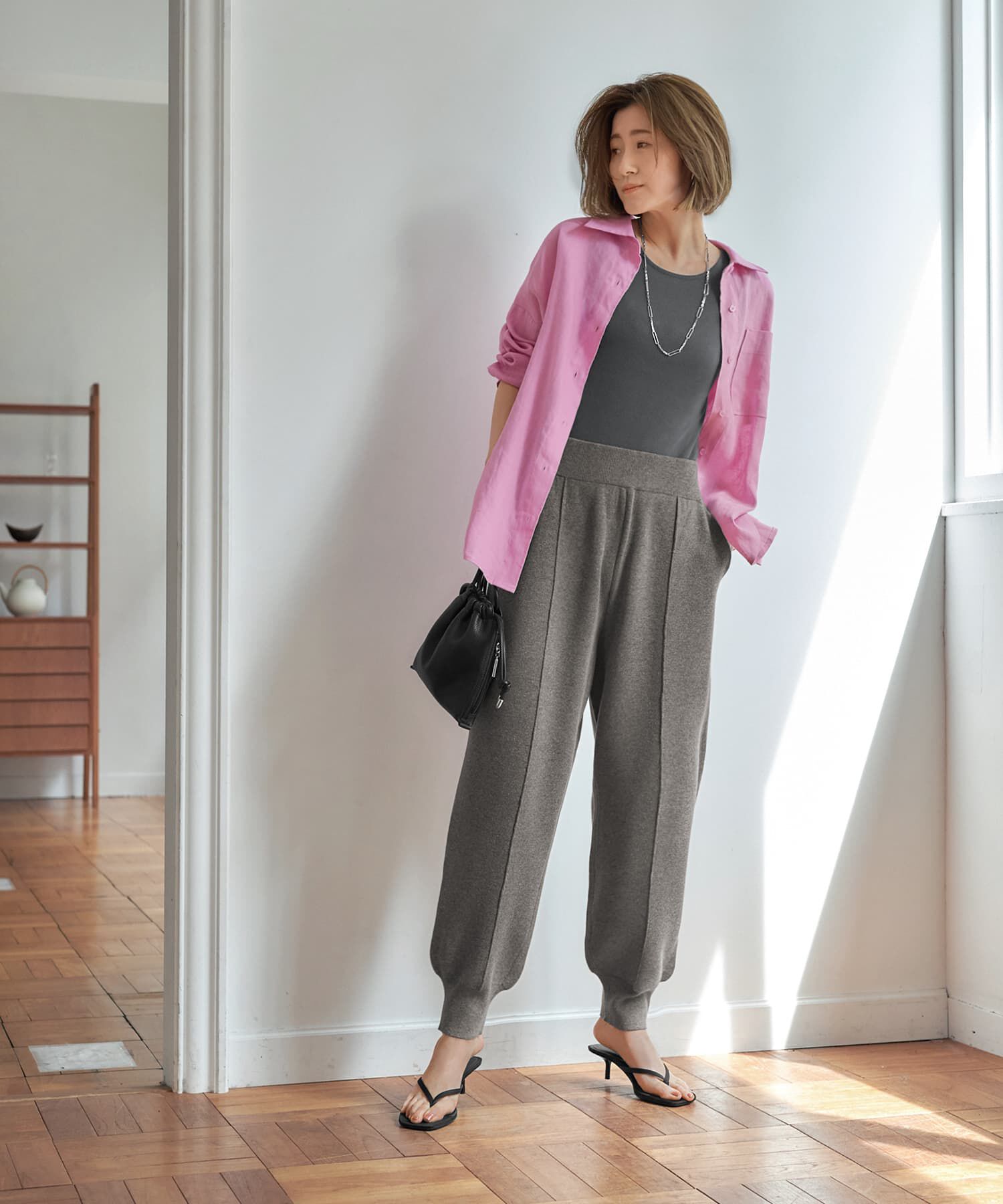 STYLE DELI「Softy Cotton／ミラノリブ編みジョガーパンツ」|その他|