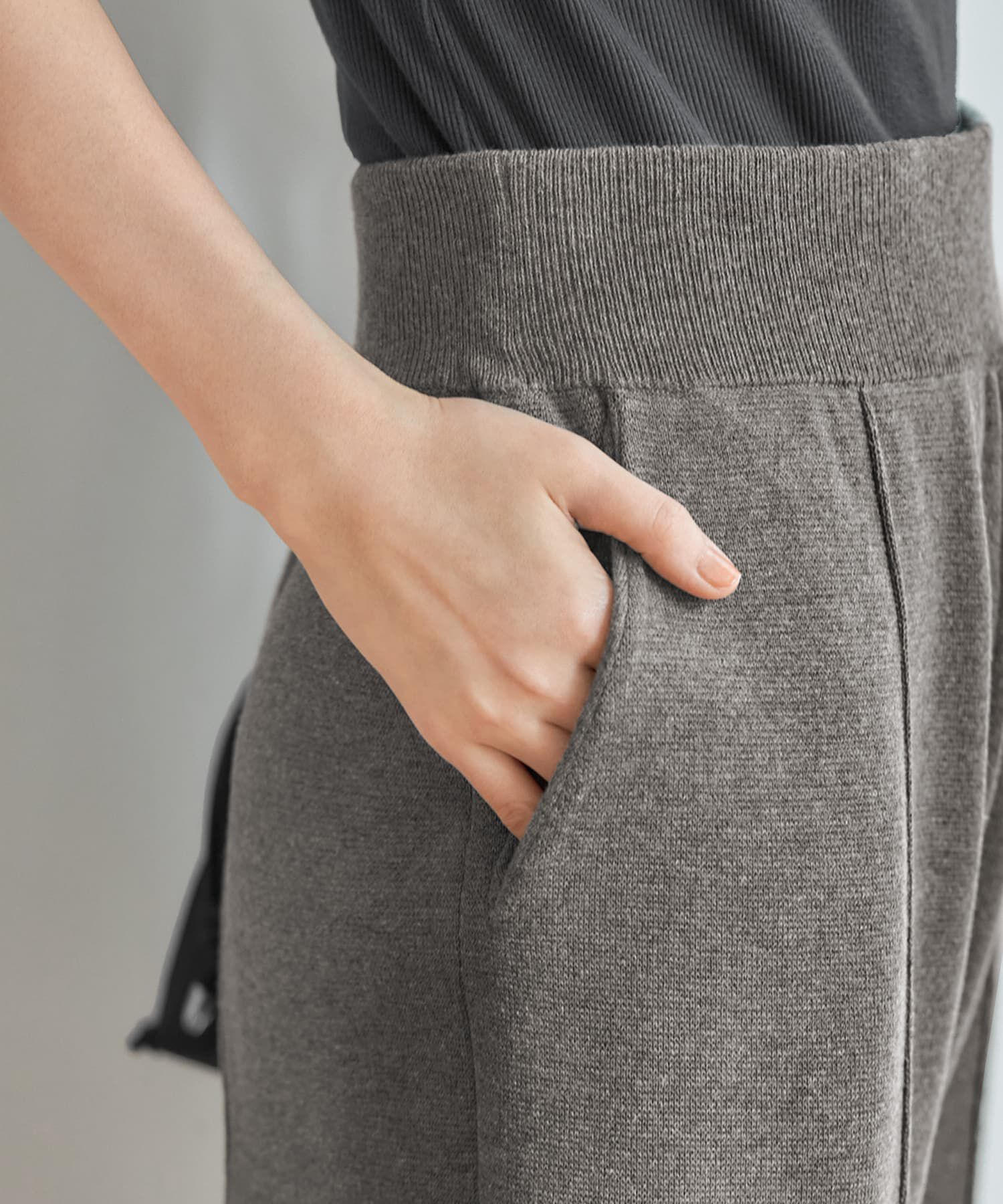 STYLE DELI「Softy Cotton／ミラノリブ編みジョガーパンツ」|その他|