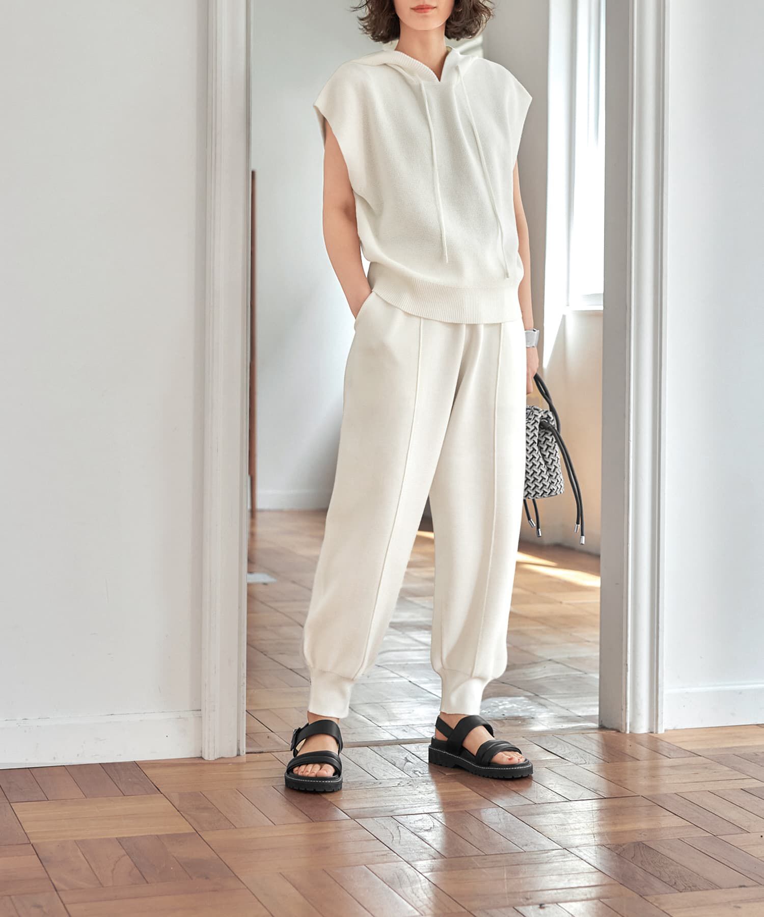 STYLE DELI「Softy Cotton／ミラノリブ編みジョガーパンツ」|その他|