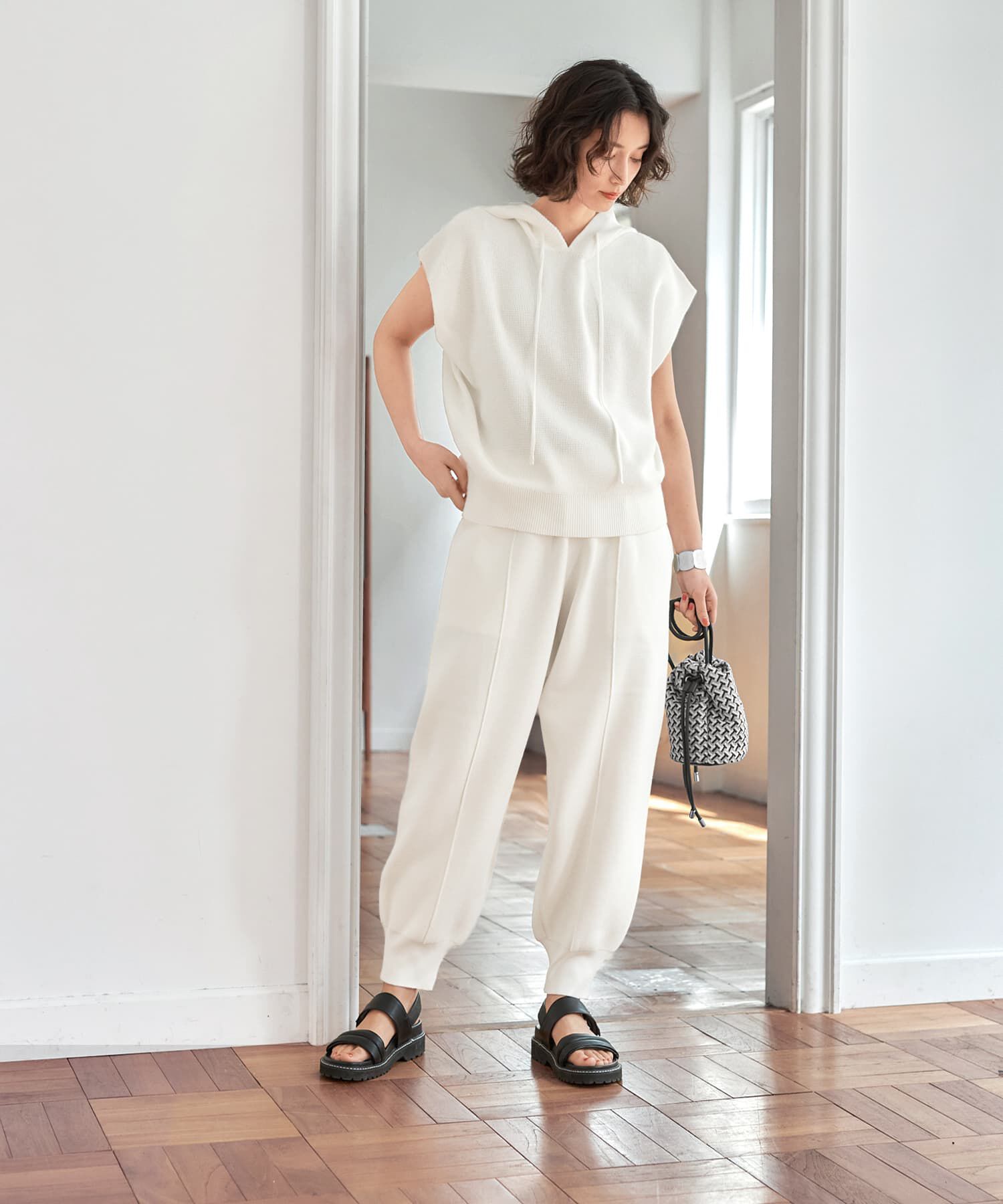 STYLE DELI「Softy Cotton／ミラノリブ編みジョガーパンツ」|その他|