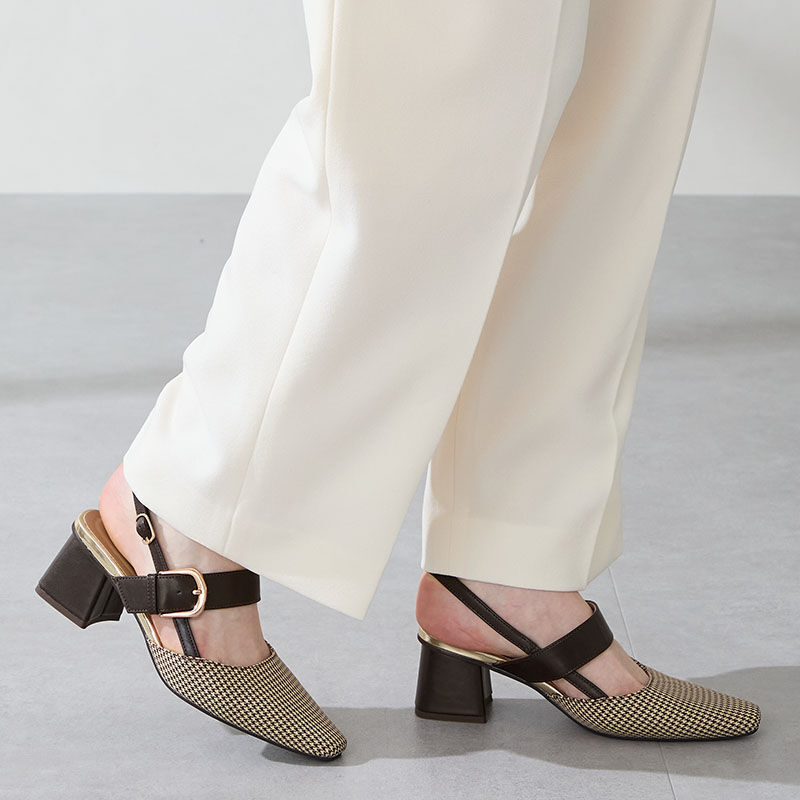 ORiental TRaffic「●2025秋冬新作●バックストラップパンプス/51301」|パンプス|BROWN