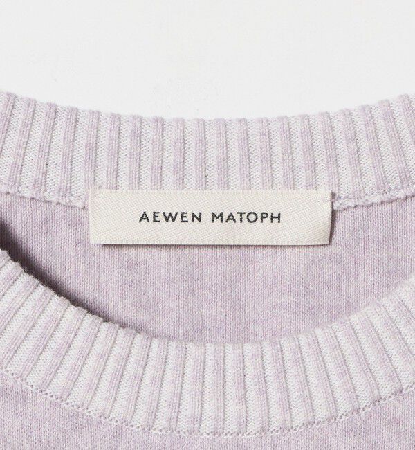 AEWEN MATOPH「＜AEWEN MATOPH＞コットンカシミヤ クラムステッチニット」|ニット・セーター|
