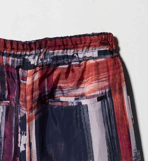 UNITED ARROWS「＜SACRA＞ブラッシュ プリント パンツ」|その他|