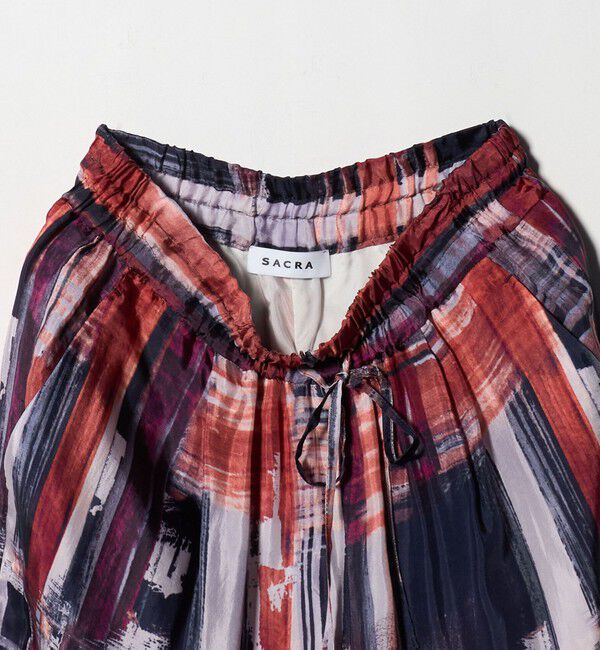 UNITED ARROWS「＜SACRA＞ブラッシュ プリント パンツ」|その他|