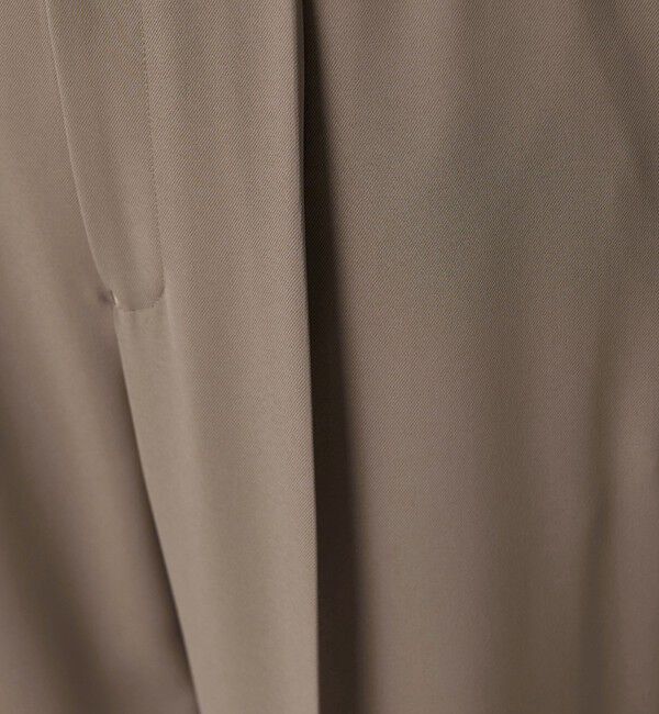 BEAUTY&YOUTH UNITED ARROWS「【WEB限定 Wardrobe DAILY MINIMAL】ダブルクロス テーパードパンツ ウォッシャブル」|スラックス|