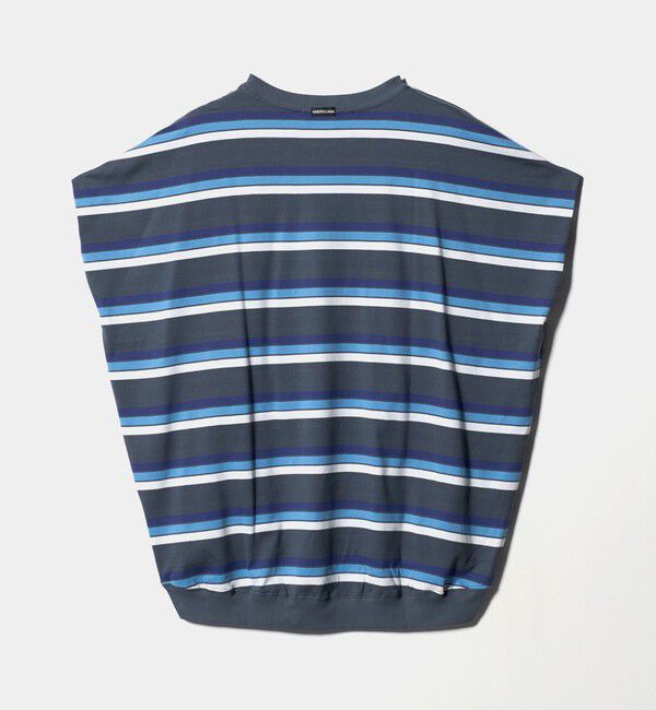 BEAUTY&YOUTH UNITED ARROWS「＜Americana＞マルチボーダー スリーブレス トップス/ブラック」|Tシャツ・カットソー|