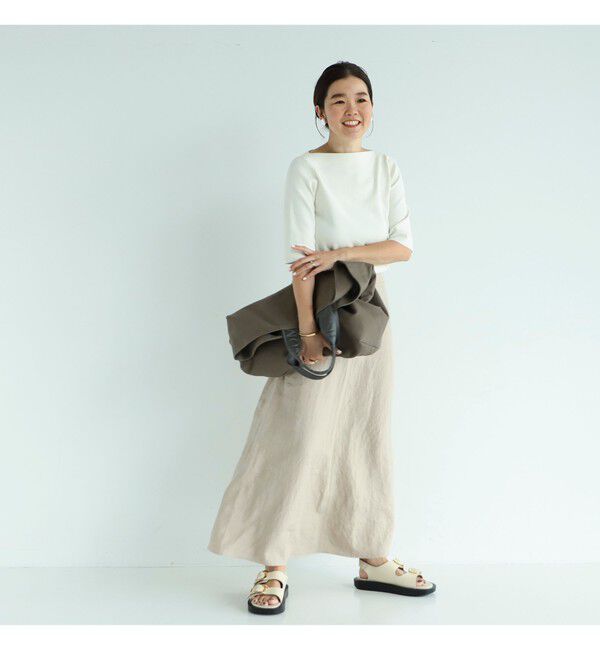 Demi-Luxe BEAMS 「シンプル ボートネックニット .M」|ニット・セーター|