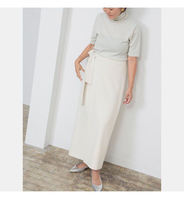 Demi-Luxe BEAMS 「LEE &times; Demi-Luxe BEAMS / ラップ ロングスカート .M」|スカート|