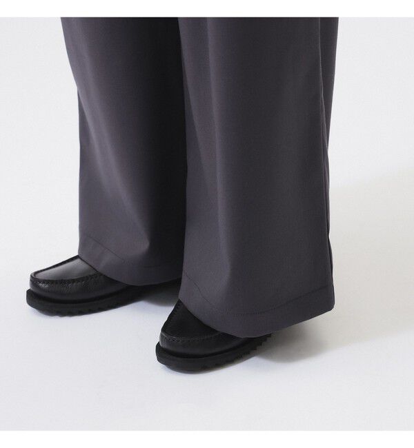 BEAMSBOY「【別注】Gramicci / 2プリーツ ワイド スラックス 25FW」|チノ|