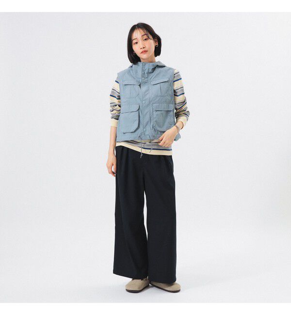 BEAMSBOY「【別注】Gramicci / 2プリーツ ワイド スラックス 25FW」|チノ|