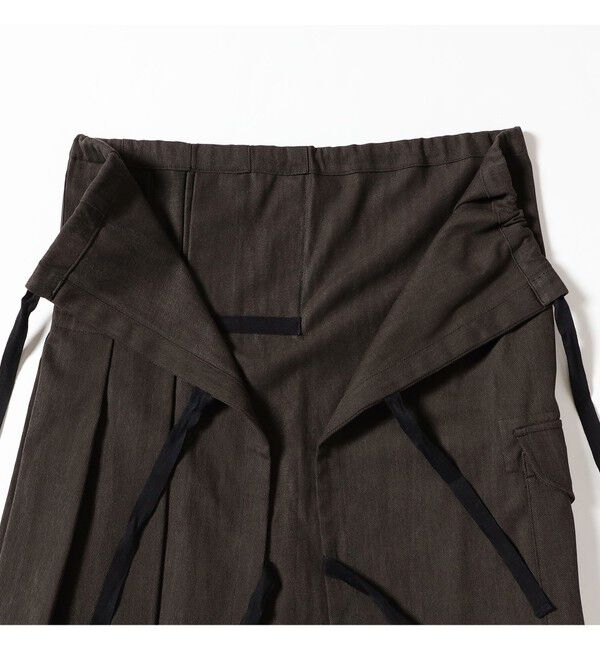 BEAMSBOY「HAVERSACK / ツイル ブラック スカート」|スカート|