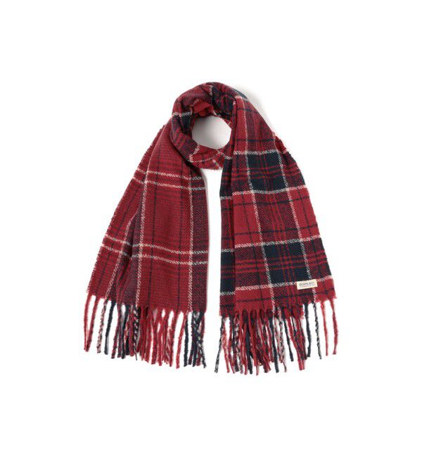 BEAMSBOY「大判 チェック柄 ストール」|マフラー|