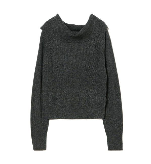 Ray BEAMS 「リブ オフショルダー プルオーバー」|ニット・セーター|