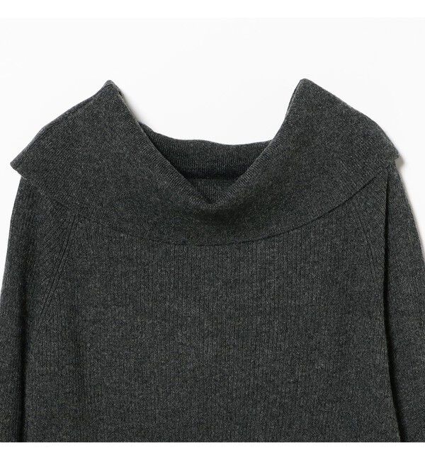 Ray BEAMS 「リブ オフショルダー プルオーバー」|ニット・セーター|