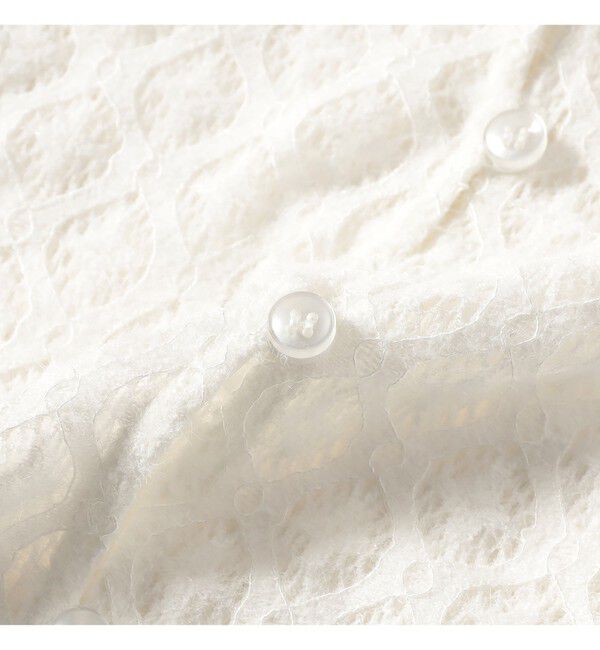 Ray BEAMS 「起毛 レース シャツ」|シャツ・ブラウス|