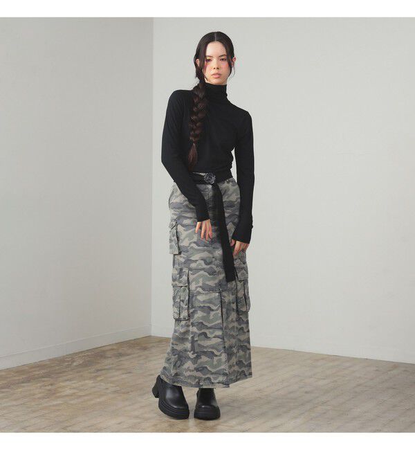 Ray BEAMS 「ソフト 天竺 タートルネック トップス」|その他|