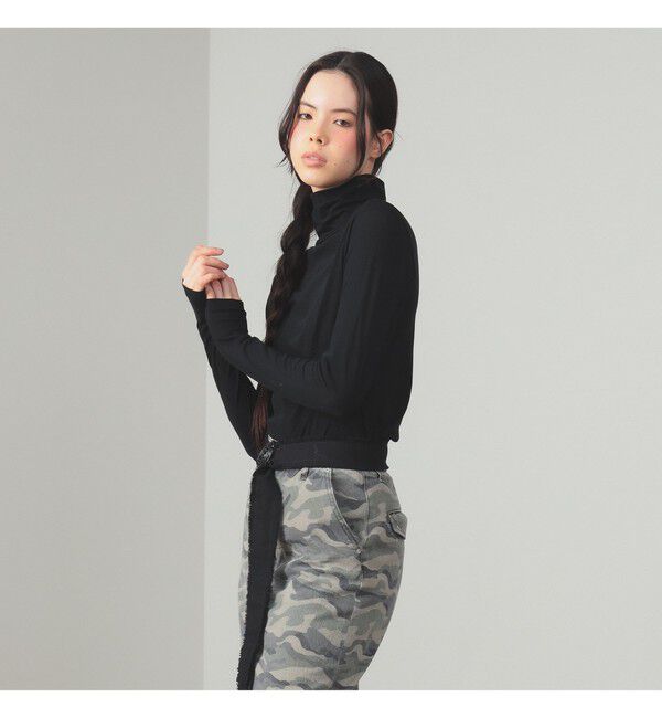 Ray BEAMS 「ソフト 天竺 タートルネック トップス」|その他|