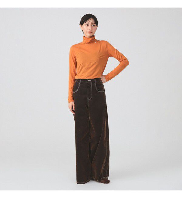 Ray BEAMS 「ソフト 天竺 タートルネック トップス」|その他|